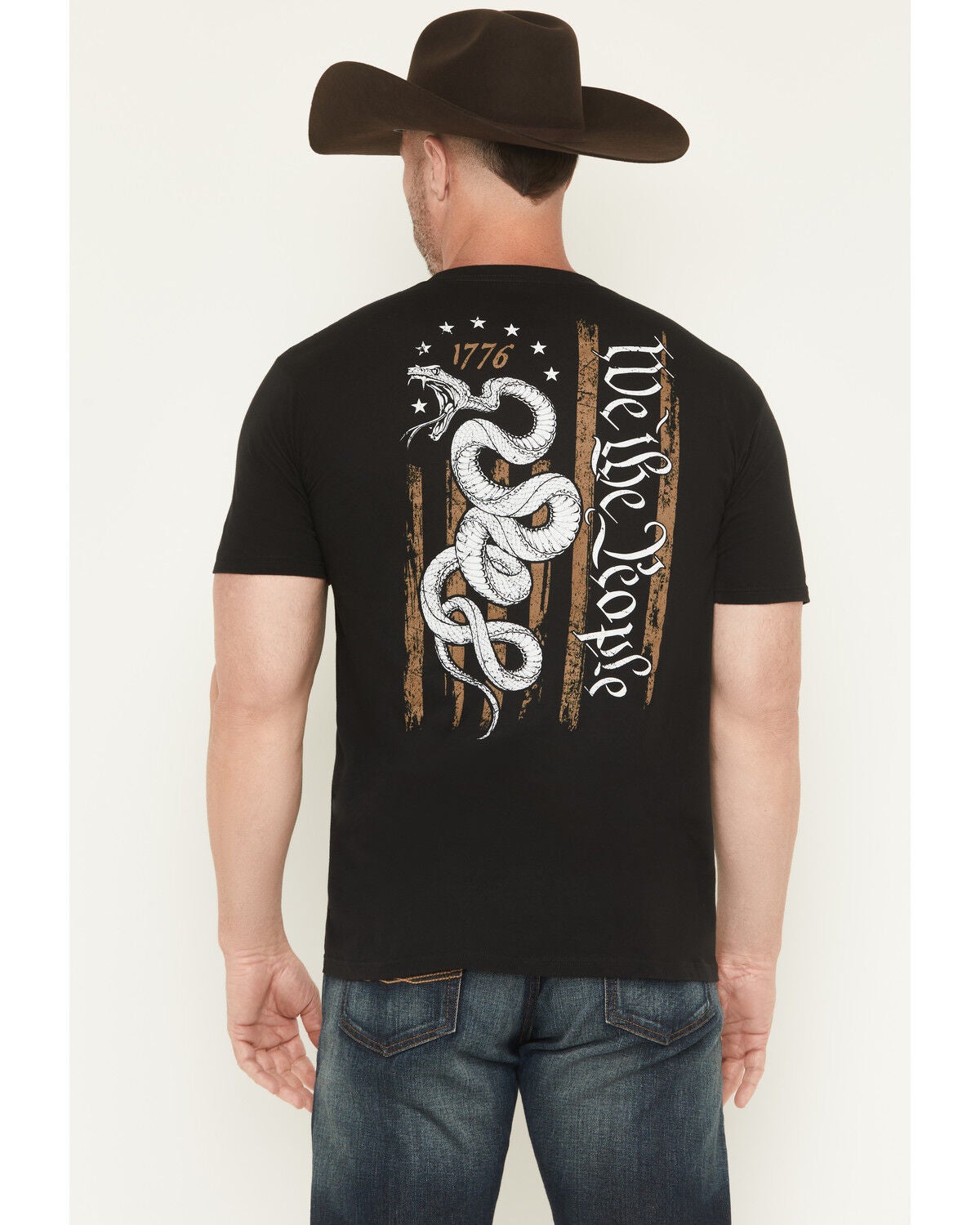 Howitzer Men's Don't Tread Short Sleeve Graphic T-Shirt, Black, hi-res