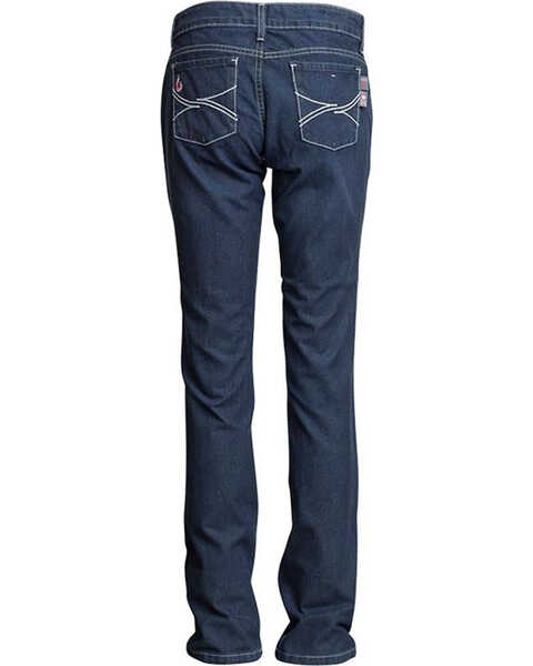 Lapco Women's FR Straight Jeans , Blue, hi-res
