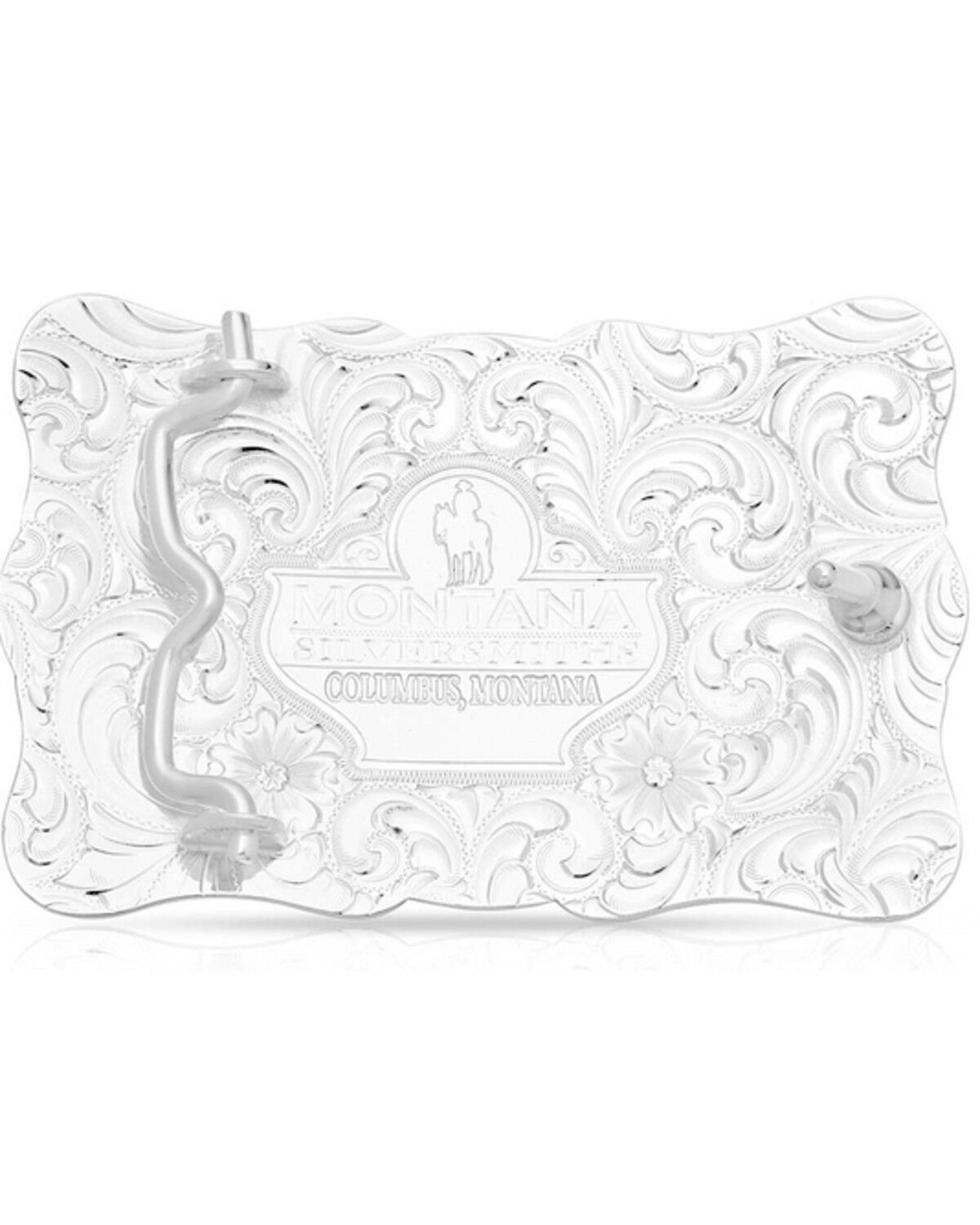 Image #2 - Montana Silversmith Men's Buffalo Nickel Southwestern Belt Buckle, Silver, hi-res