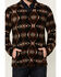 Image #3 - Powder River Outfitters Men's Boot Barn Exclusive Southwestern Print 1/4 Zip Pullover, Brown, hi-res