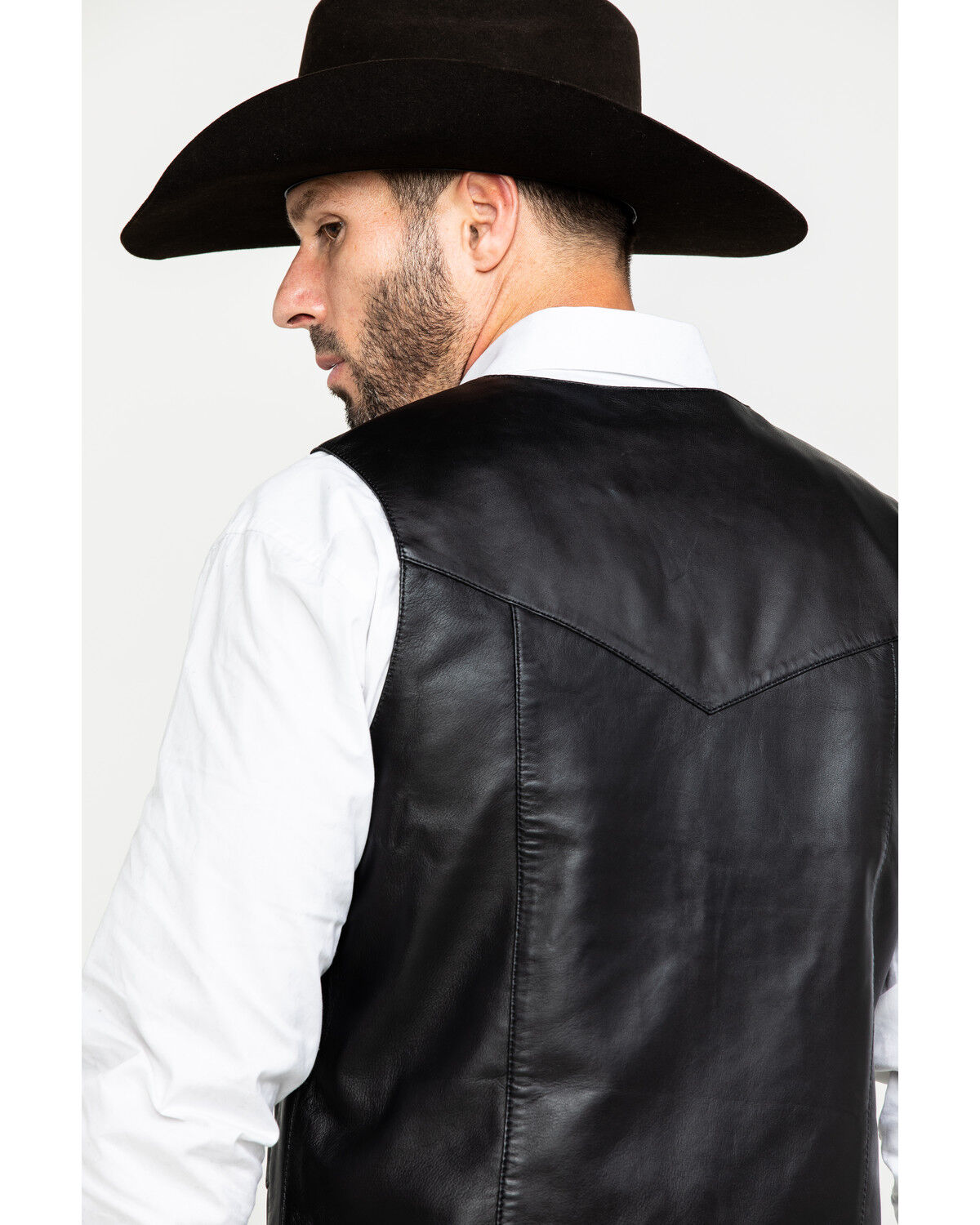 Image #5 - Liberty Wear Men's Jackson Lambskin Leather Vest, Black, hi-res