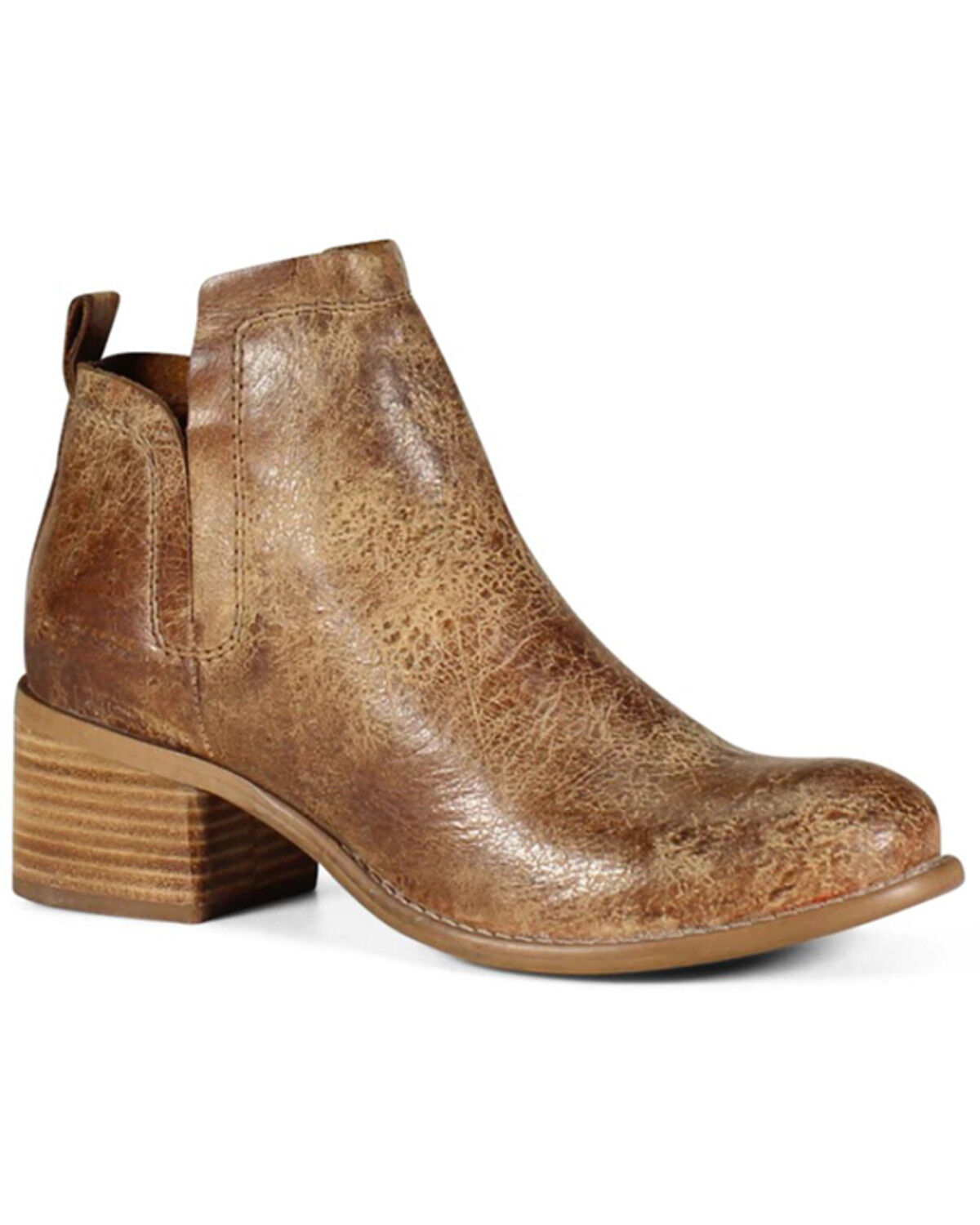 Image #1 - Diba True Women's Win Doe Booties - Round Toe, Tan, hi-res