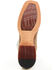 Image #7 - Justin Men's Fergus Roughout Western Boots - Square Toe, Chocolate, hi-res