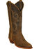 Image #1 - Abilene Boots Women's Western Cross Western Boots - Snip Toe, Brown, hi-res