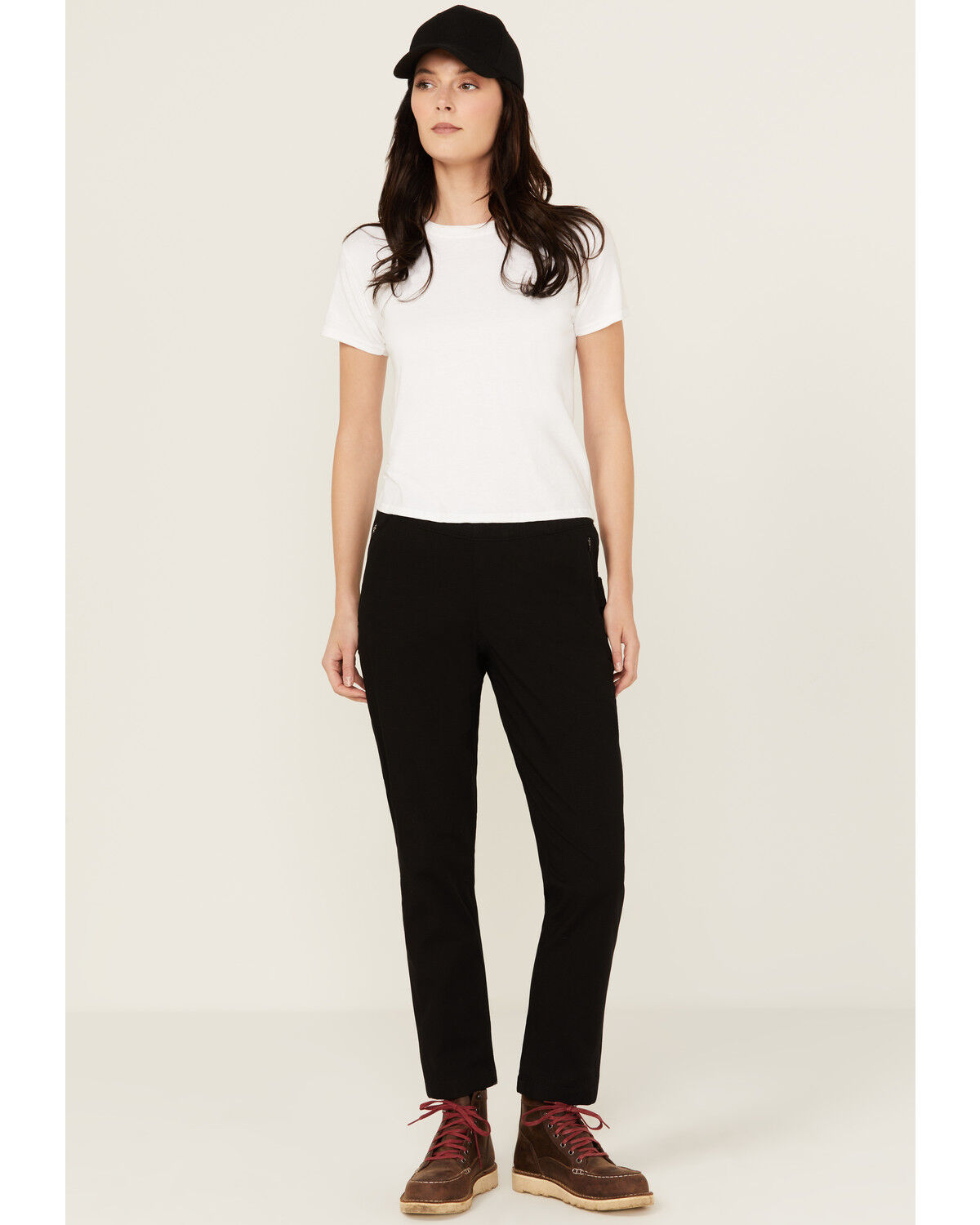 Image #1 - Carhartt Women's Force Relaxed Fit Ripstop Work Pants, Black, hi-res