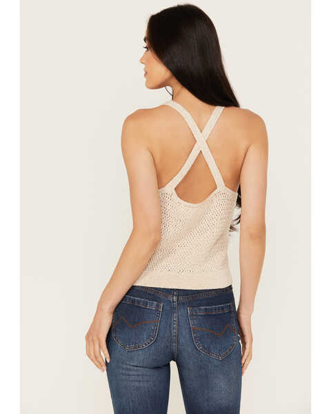 Image #4 - Cleo + Wolf Women's Sweater Knit Tank, Oatmeal, hi-res