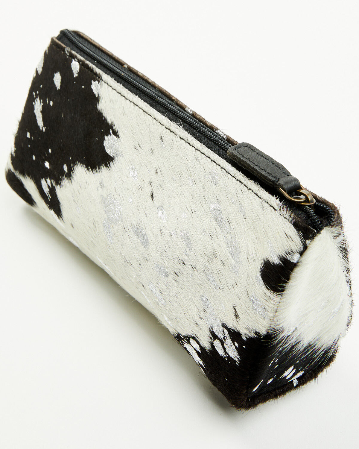 Image #1 - Myra Women's Cowhide Multi-Pouch, Black/white, hi-res