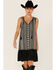 Image #1 - Bila Women's Southwestern Stripe Print Sleeveless Dress, Black, hi-res