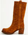 Image #3 - Cleo + Wolf Women's Scout Suede Fashion Boots - Round Toe, Cognac, hi-res