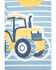 Image #2 - Rugged Bear Toddler Boys' Tractor Striped Short Sleeve T-Shirt, Blue, hi-res