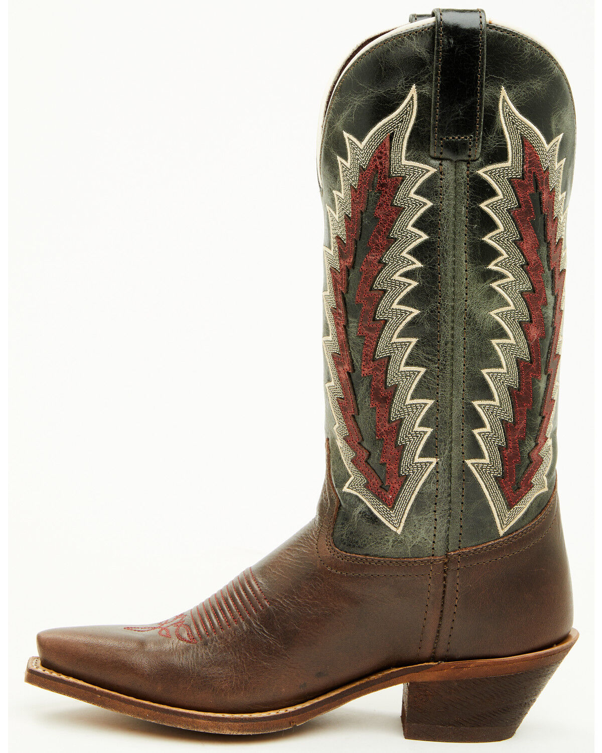 Image #3 - Laredo Women's Cadence Western Boots - Snip Toe, Dark Brown, hi-res