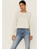 Image #1 - Shyanne Women's Oat French Terry Side Detail Top, Oatmeal, hi-res
