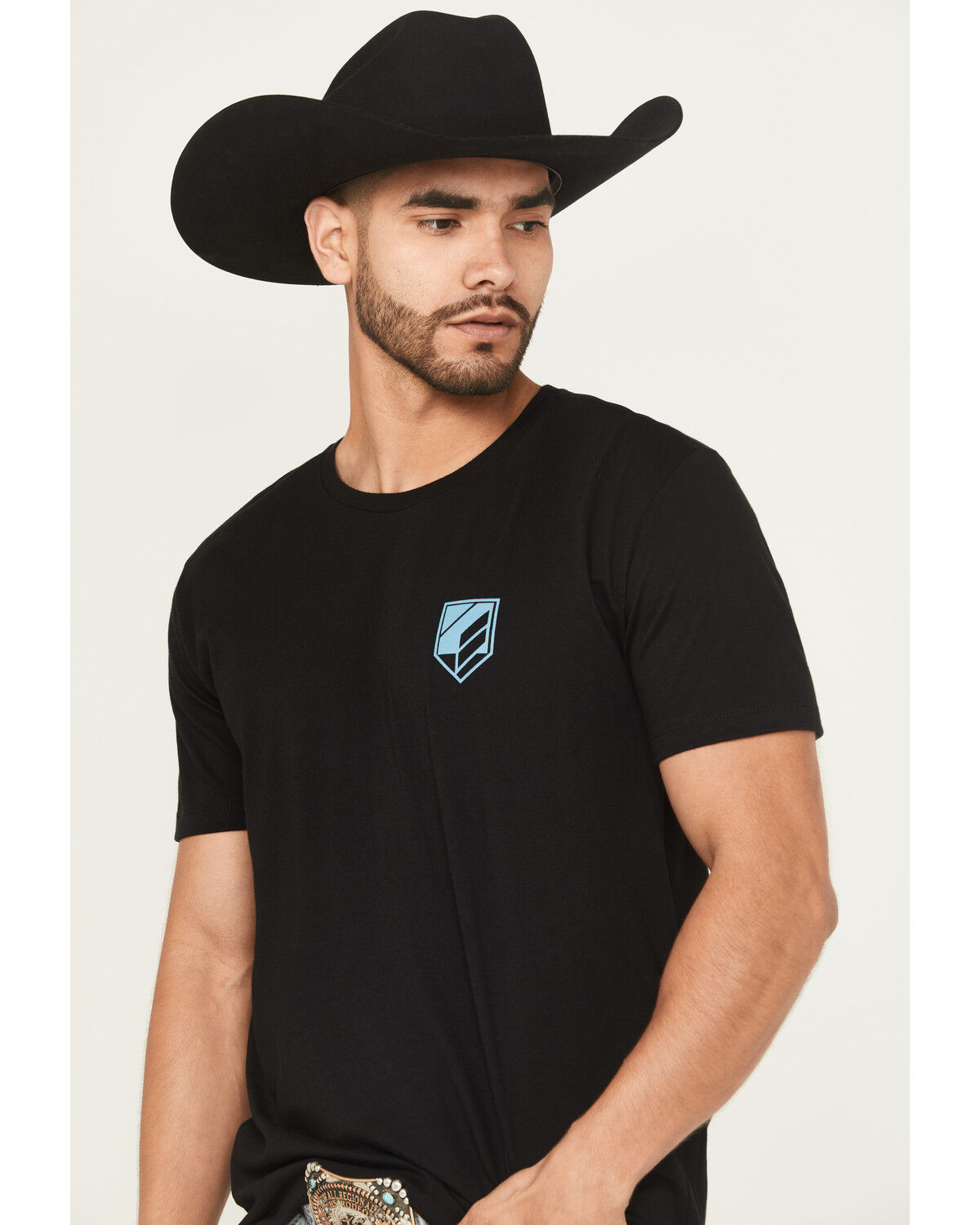 Image #2 - RANK 45® Men's Tron Logo Short Sleeve Graphic T-Shirt, Black, hi-res