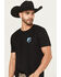 Image #2 - RANK 45® Men's Tron Logo Short Sleeve Graphic T-Shirt, Black, hi-res