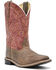 Image #1 - Smoky Mountain Women's Odessa Western Boots - Broad Square Toe, Red, hi-res