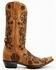 Image #2 - Old Gringo Women's Cavalier Skull & Floral Burnished Tall Western Leather Boots - Snip Toe, Beige/khaki, hi-res