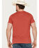 Image #4 - Cinch Men's American Brand Short Sleeve Graphic T-Shirt, Heather Red, hi-res