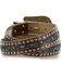 Angel Ranch Women's Stud & Stone Western Belt, Brown, hi-res