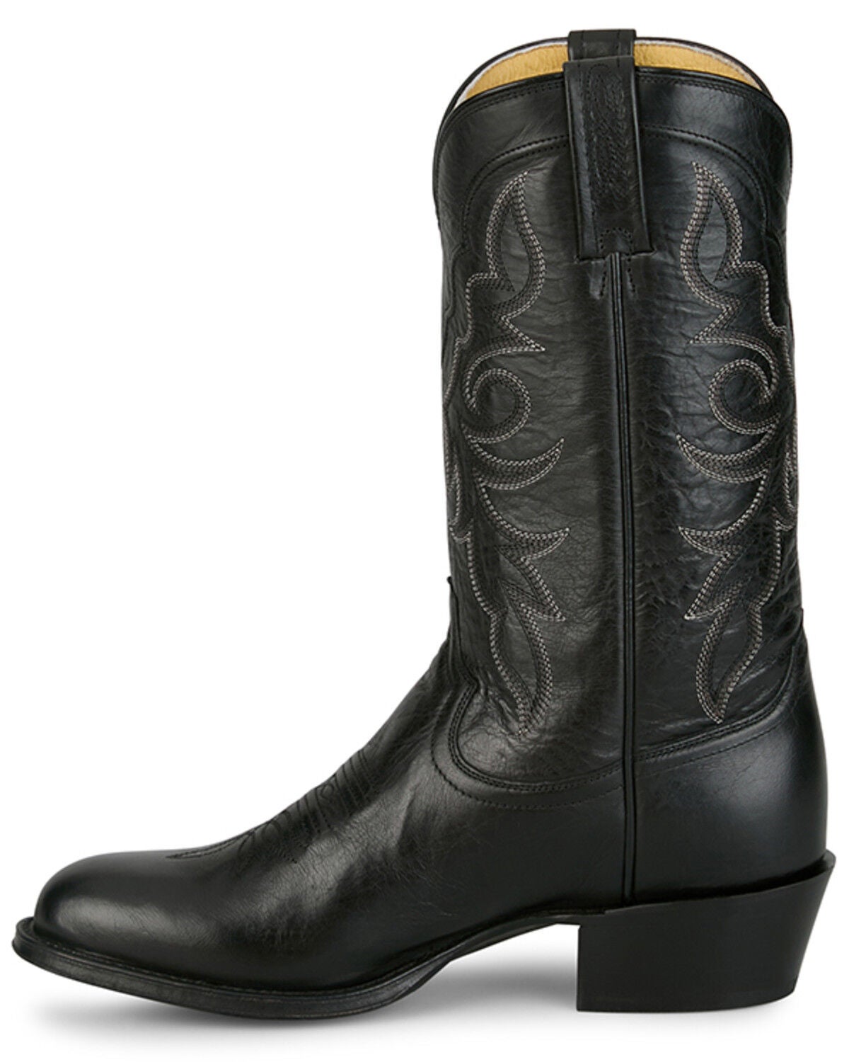 Image #3 - Tony Lama Men's Marco Western Boots - Round Toe, Black, hi-res
