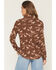 Image #4 - Wild Moss Women's Horse Print Long Sleeve Button-Down Western Shirt, Brown, hi-res