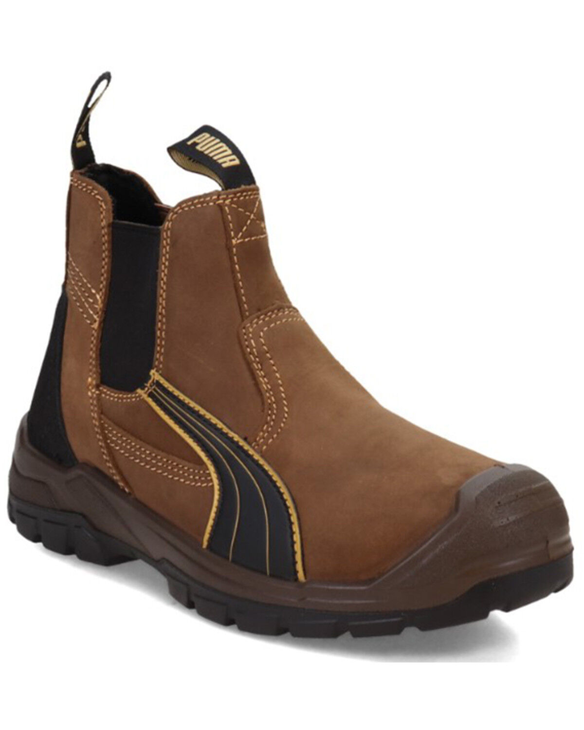Image #1 - Puma Safety Men's Tanami Water Repellent Safety Boots - Soft Toe, Brown, hi-res