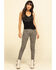 Rock & Roll Denim Women's Leopard Print Skinny Jeans , Blue, hi-res