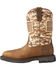 Image #2 - Ariat Men's WorkHog® Patriot Camo Boots - Square Toe, Sand, hi-res