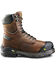 Image #2 - Kodiak Men's Gantry 8" Lace-Up Waterproof Work Boots - Composite Toe, Dark Brown, hi-res