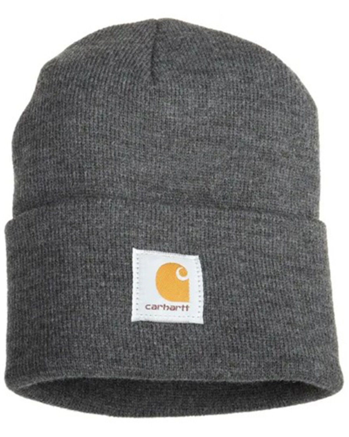 Image #1 - Carhartt Men's Watch Beanie, Charcoal Grey, hi-res