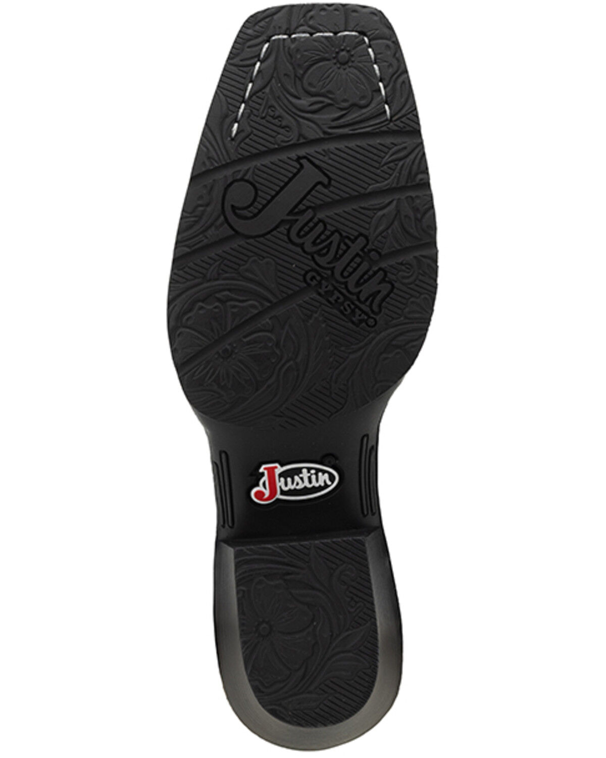 Image #7 - Justin Women's Boot Barn Exclusive Jessa Performance Western Boots - Square Toe, Black, hi-res