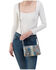 Image #5 - Hobo Women's Darcy Snake Print Crossbody Bag, Blue, hi-res