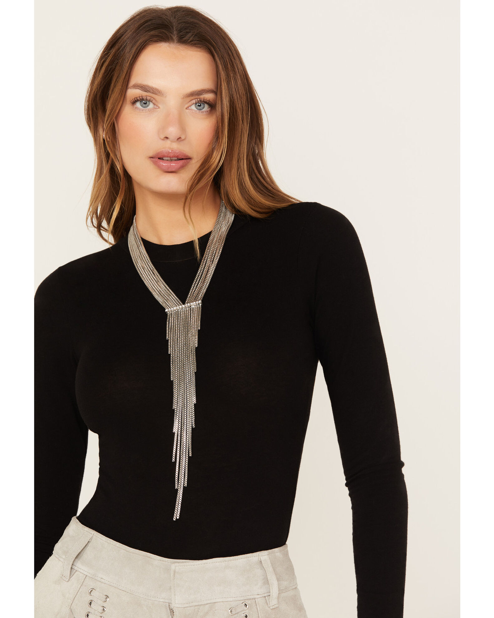 Fringe best sale statement necklace