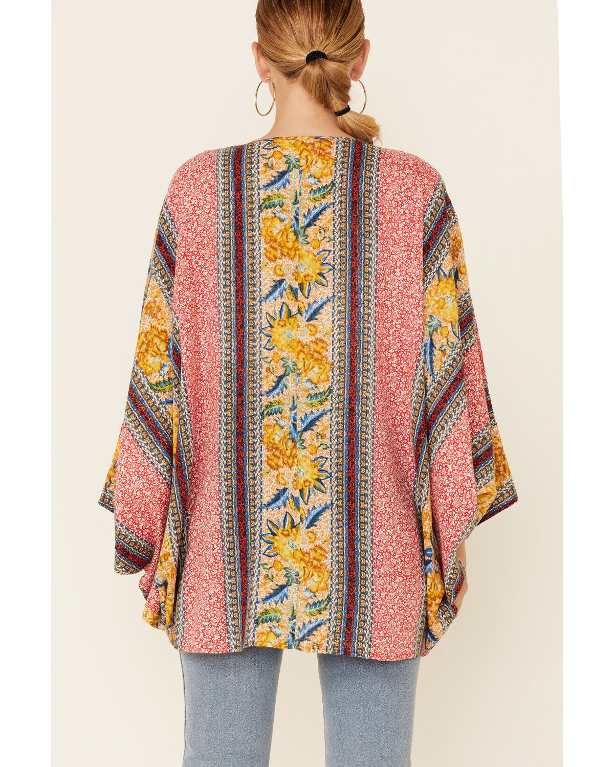Image #3 - Band of the Free Women's Multi Print Grace Kimono, Multi, hi-res