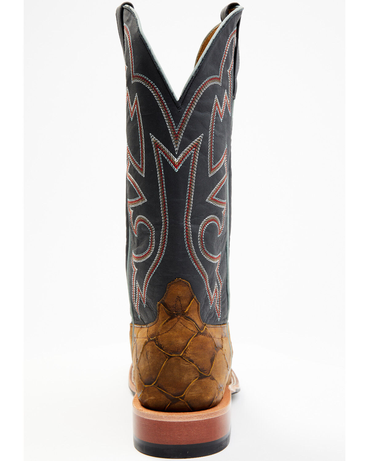 Image #5 - Horse Power Men's Honey Filet Of Fish Print Western Boots - Square Toe, Tan, hi-res