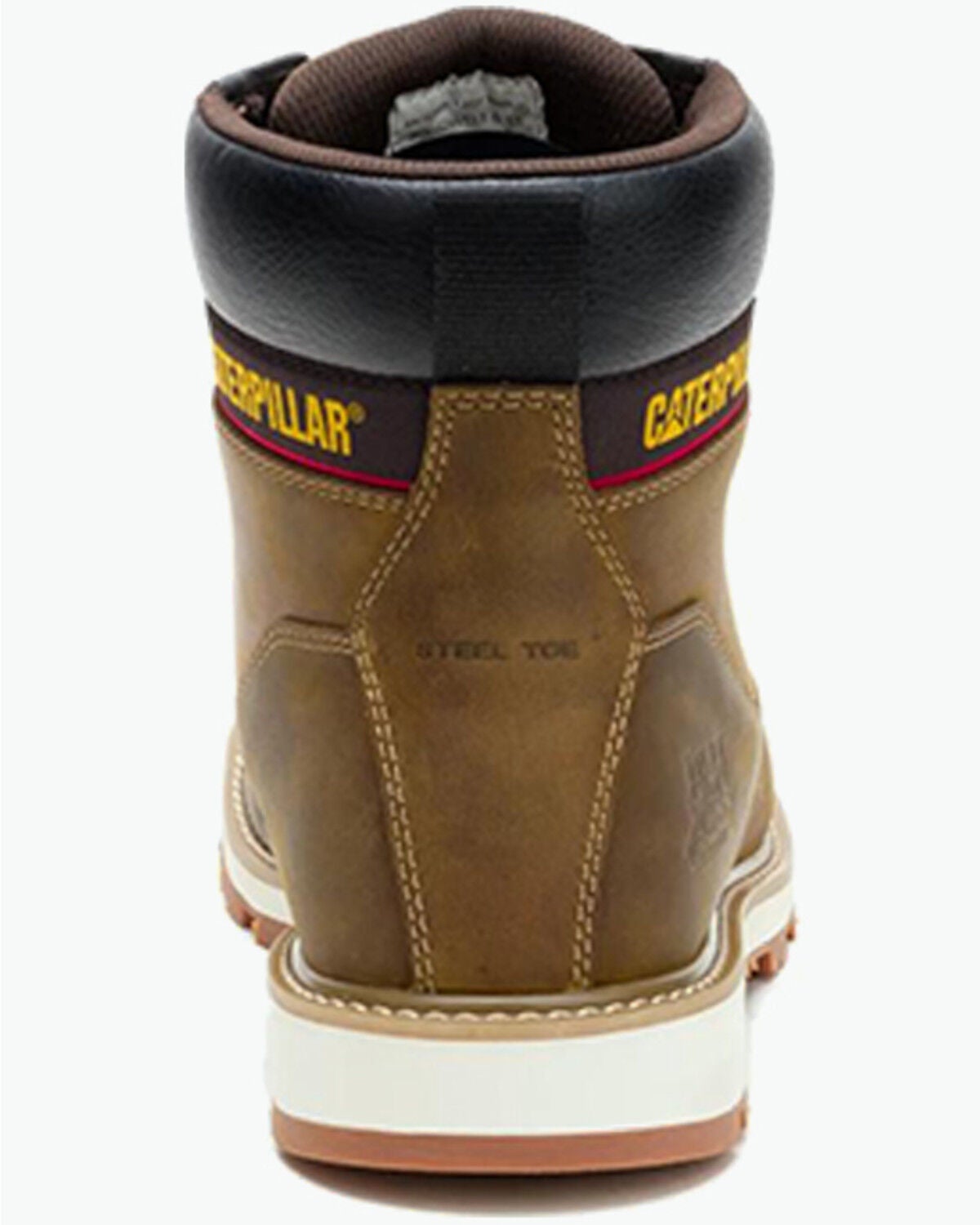 Image #5 - CAT Workwear Men's 67" 247 Work Boots - Steel Toe, Brown, hi-res