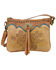 Image #1 - American West Women's Texas Rose Crossbody Bag, Tan, hi-res