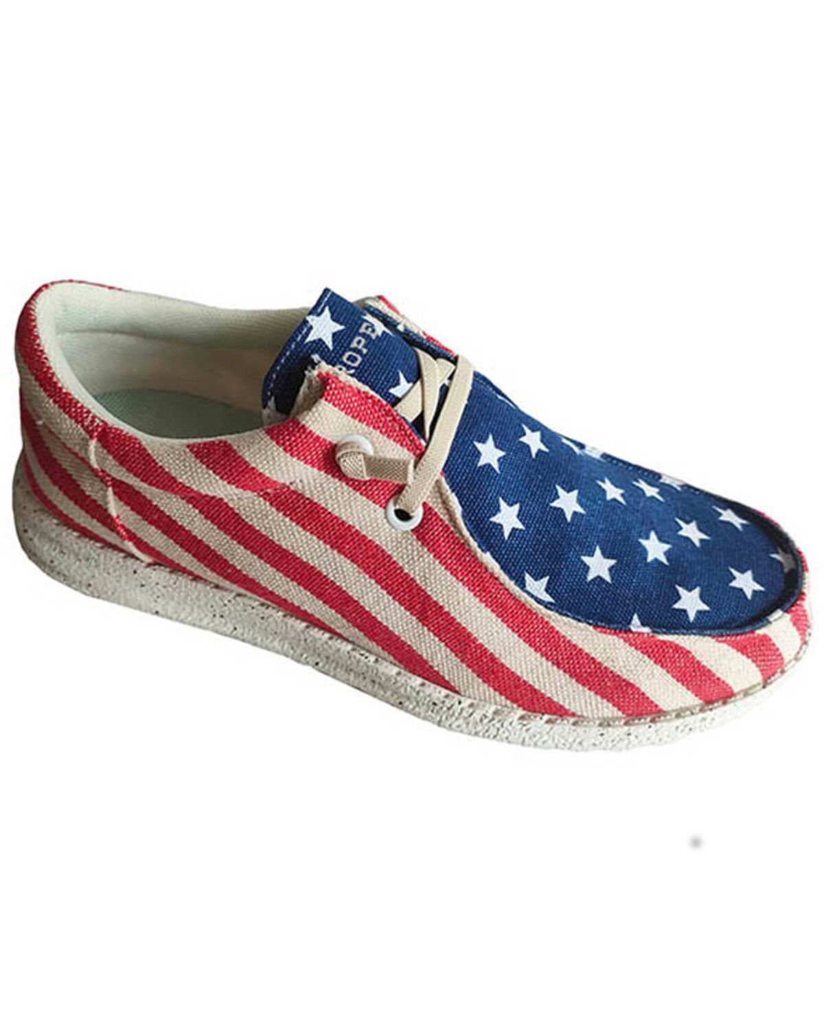Image #1 - Roper Women's Hang Loose Slip-On Causal Shoes - Moc Toe, Red, hi-res