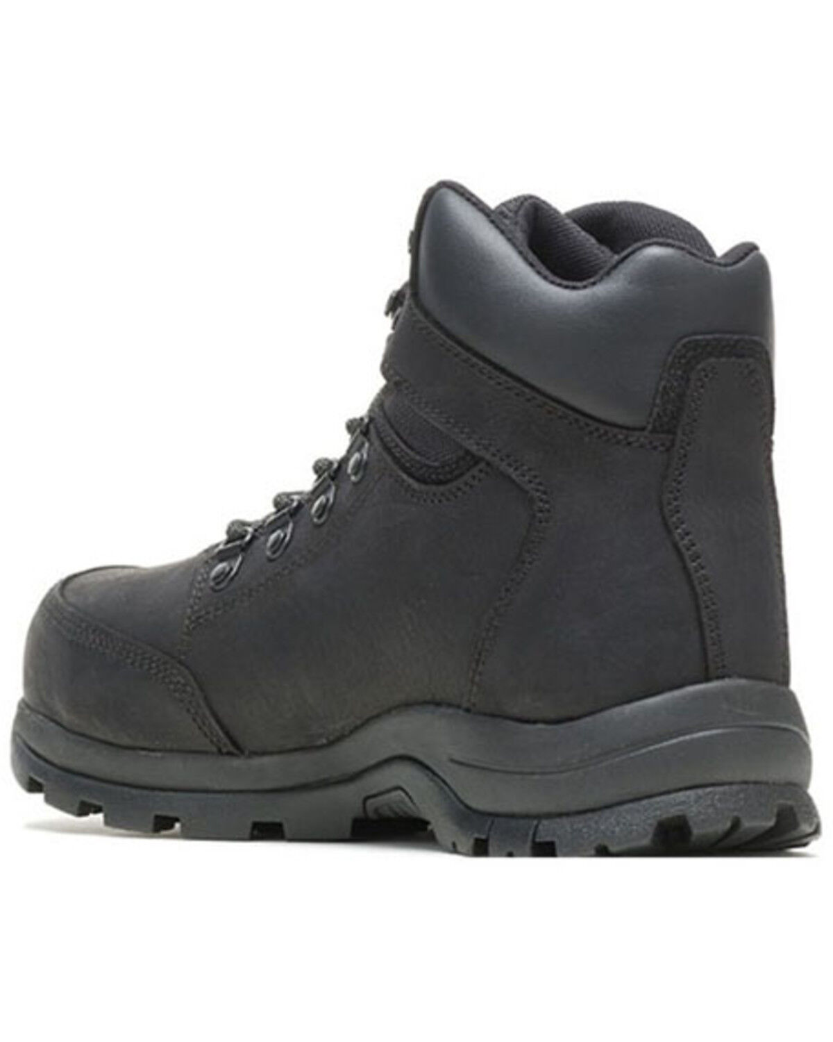 Image #3 - Wolverine Men's Grayson Waterproof Work Boots - Steel Toe, Black, hi-res
