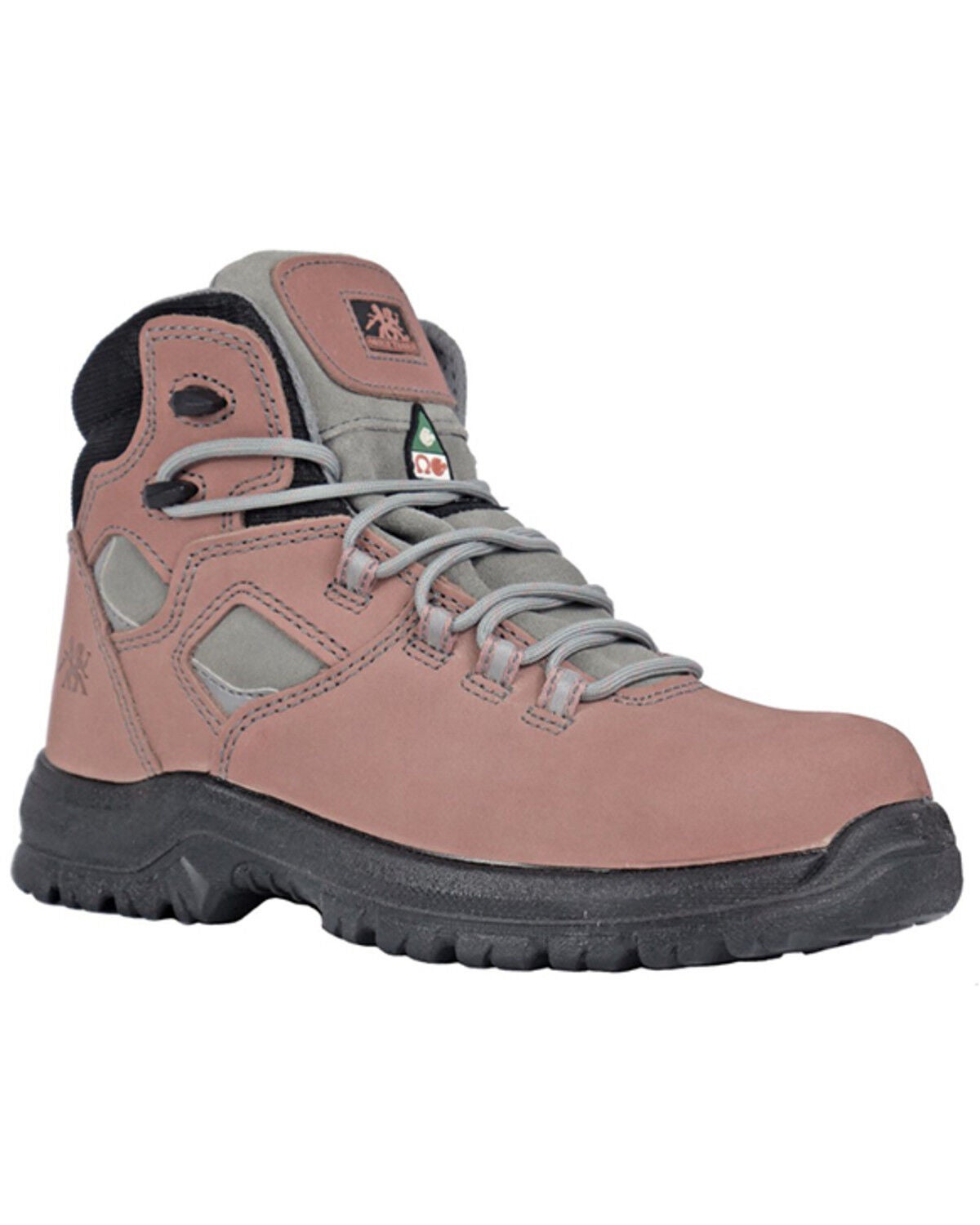 Moxie Trades Women's 6" Waterproof Work Boots - Composite Toe, Pink, hi-res