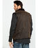 Image #2 - Cripple Creek Men's Enzyme Washed Cotton Concealed Carry Vest, Dark Brown, hi-res