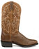 Image #2 - Dan Post Men's Armen Western Performance Boots - Medium Toe, Cognac, hi-res