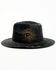 Image #3 - Shyanne Women's Celestial Sunshine Straw Western Fedora , Black, hi-res