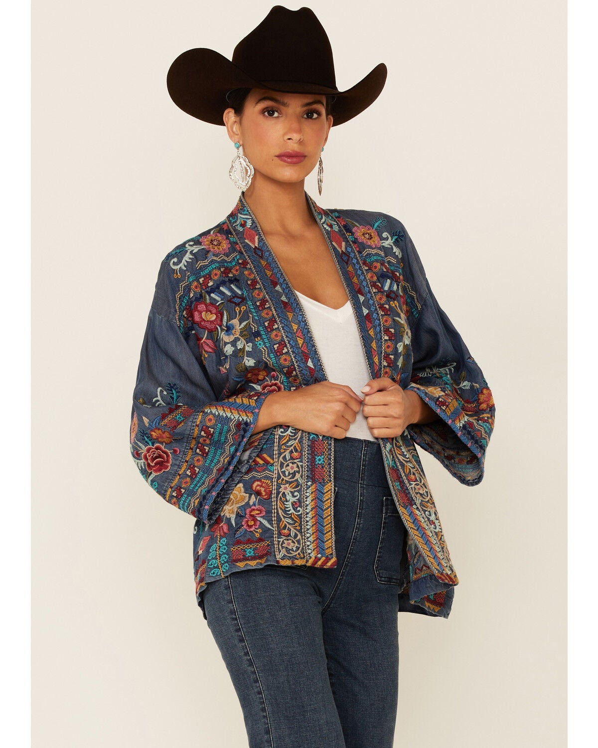 cropped kimono cardigan