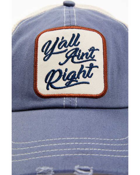 Image #2 - Idyllwind Women's Y'all Ain't Right Baseball Hat, Blue, hi-res