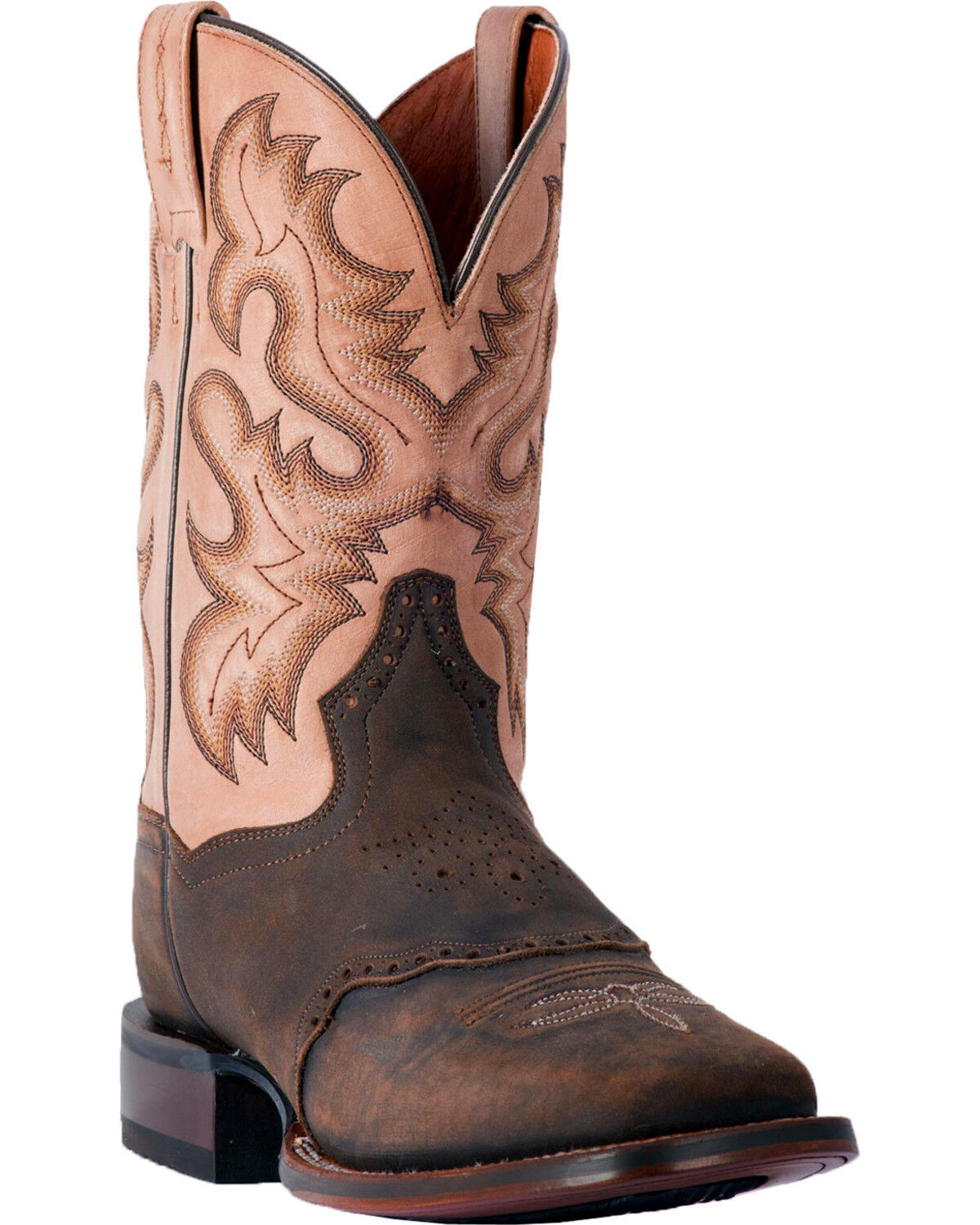 DP2565 Men/'s Brown Rustic Leather Cowboy Boots Dan Post Kellen