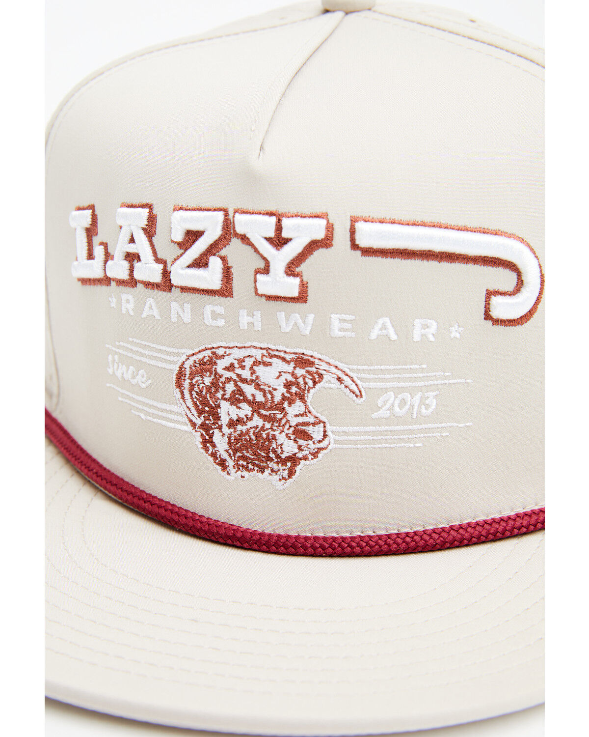 Image #2 - Lazy J Ranch Wear Men's Performance Trucker Cap, Tan, hi-res