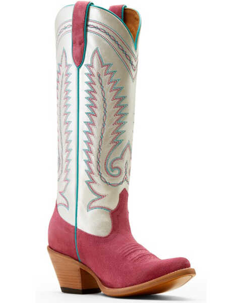 Ariat Women's Ambrose Tall Western Boots - Medium Toe , Medium Purple, hi-res