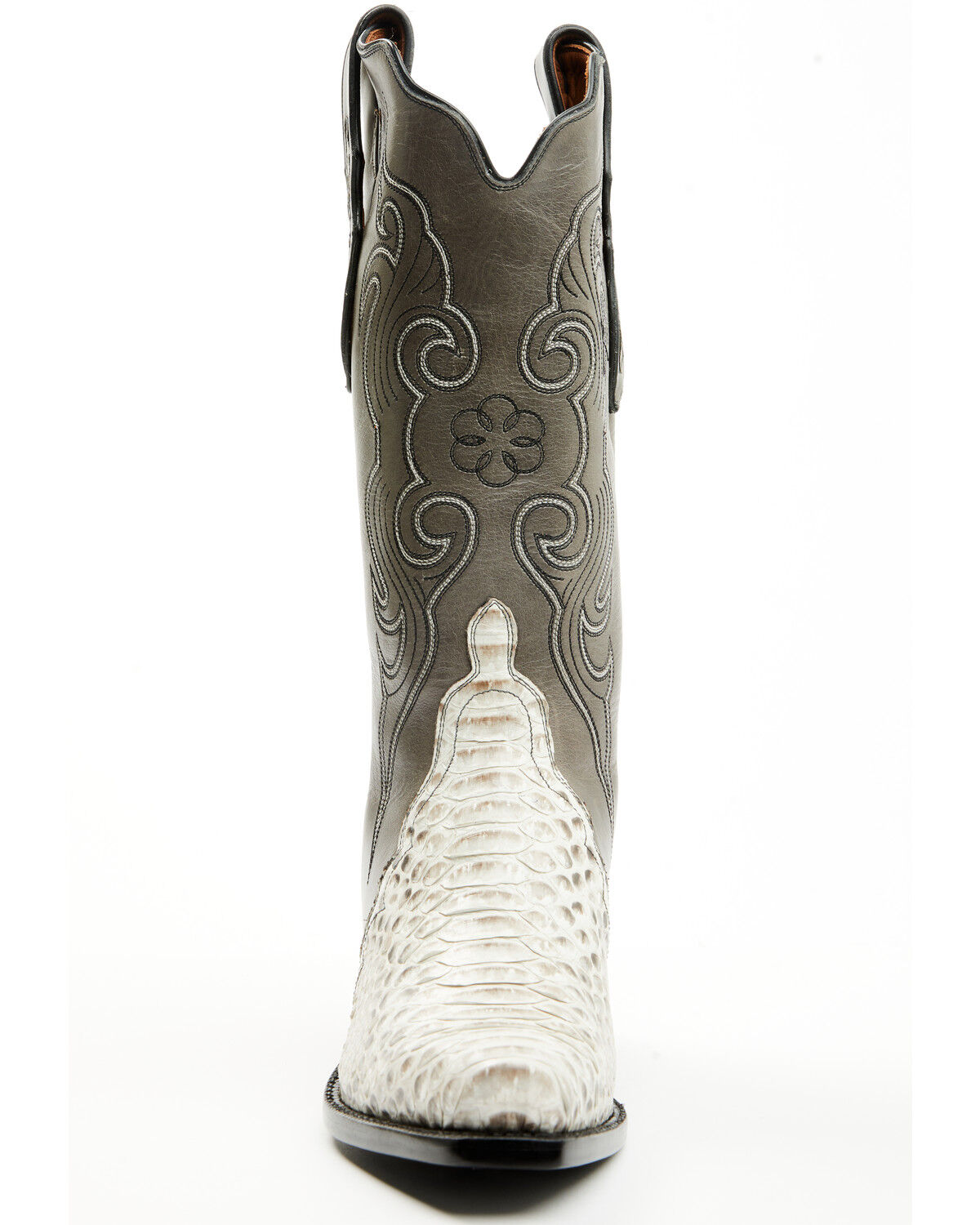 Image #4 - Tony Lama Women's Boot Barn Exclusive Exotic Python Tall Western Boots - Snip Toe, Natural, hi-res