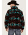 Image #4 - Rock & Roll Denim Men's Southwestern Print Jacket, Black, hi-res