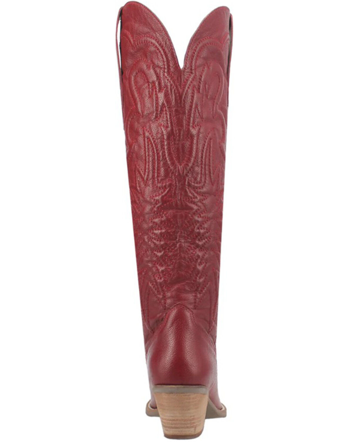 Image #5 - Dingo Women's Raisin Kane Tall Western Boots - Snip Toe, Red, hi-res